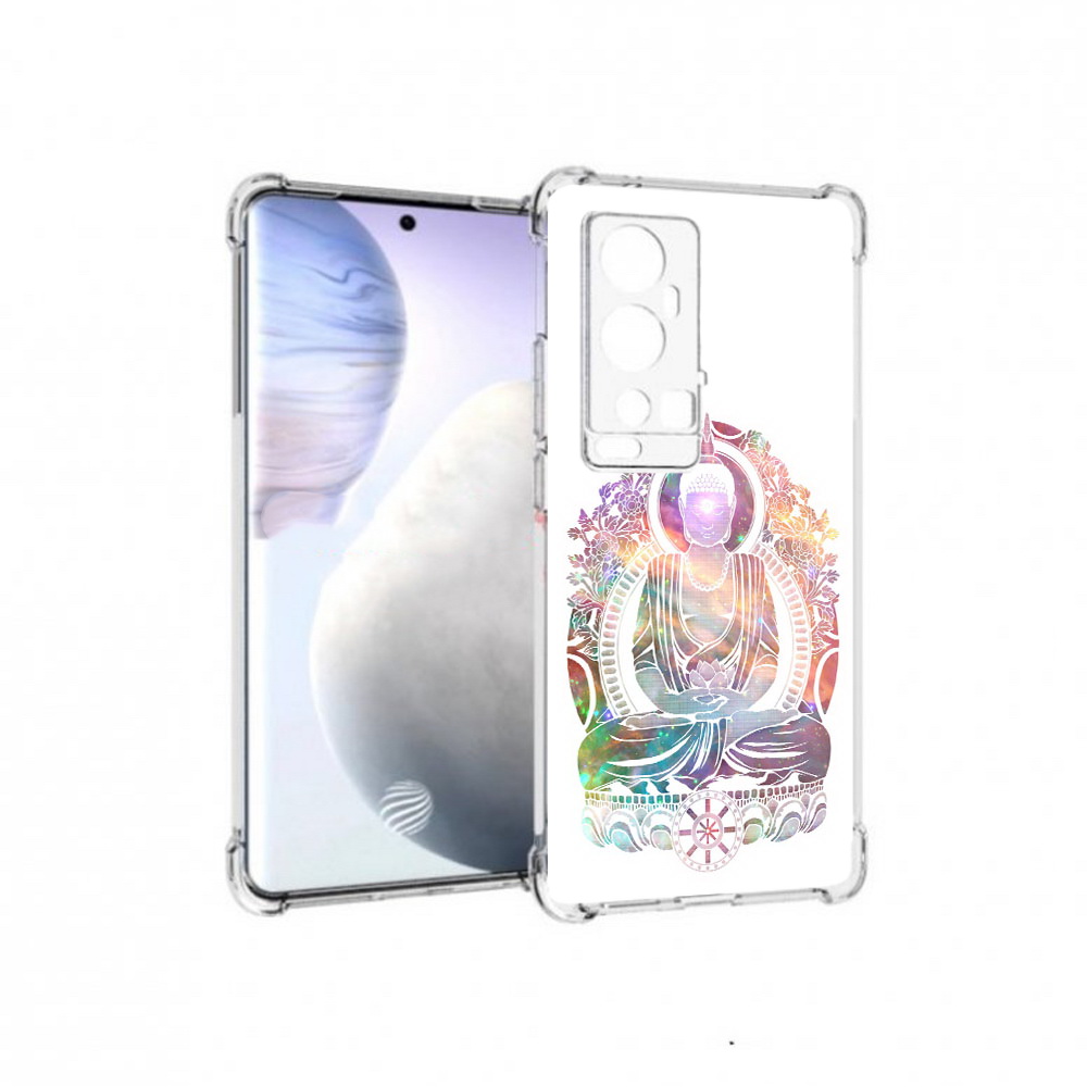 

Чехол MyPads Tocco для Vivo X60 Pro Plus умный мужчина абстракция, Прозрачный, Tocco