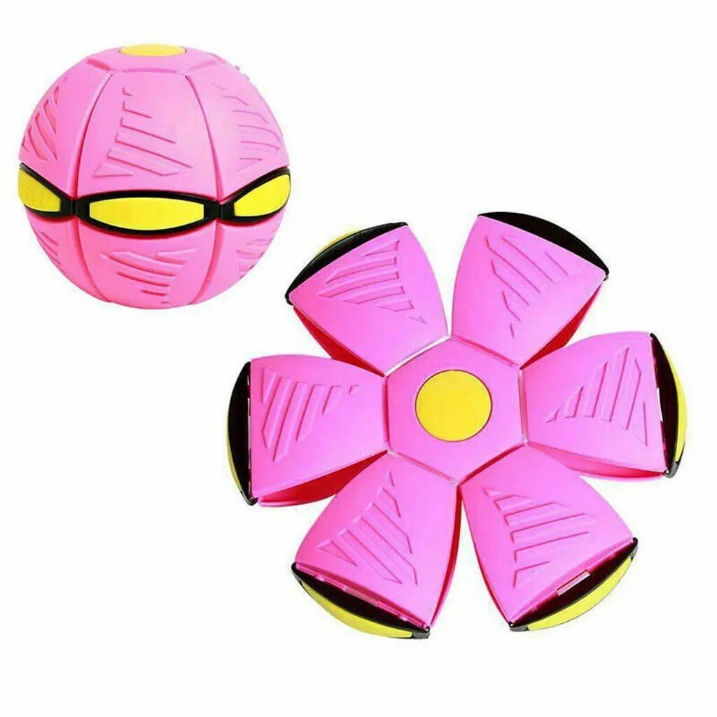 Фрисби мяч трансформер Арбат-Сервис, летающая тарелка, розовый