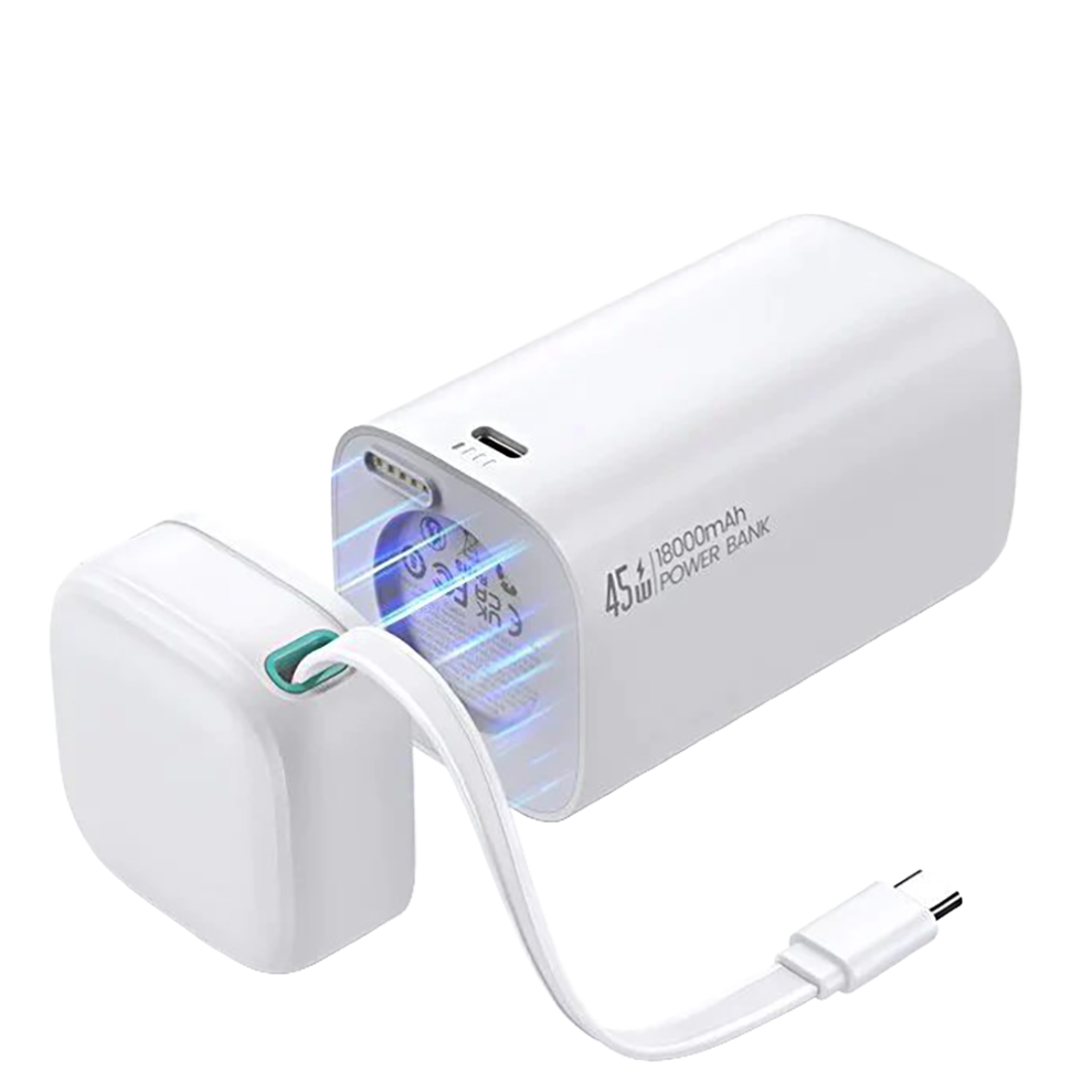 

Внешний аккумулятор Usams US-CD216 PD45W 18000mAh Белый, US-CD216