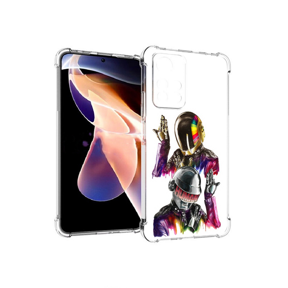 

Чехол MyPads Tocco для Xiaomi Redmi Note 11 Pro диско космонавты (PT224811.282.329), Прозрачный, Tocco