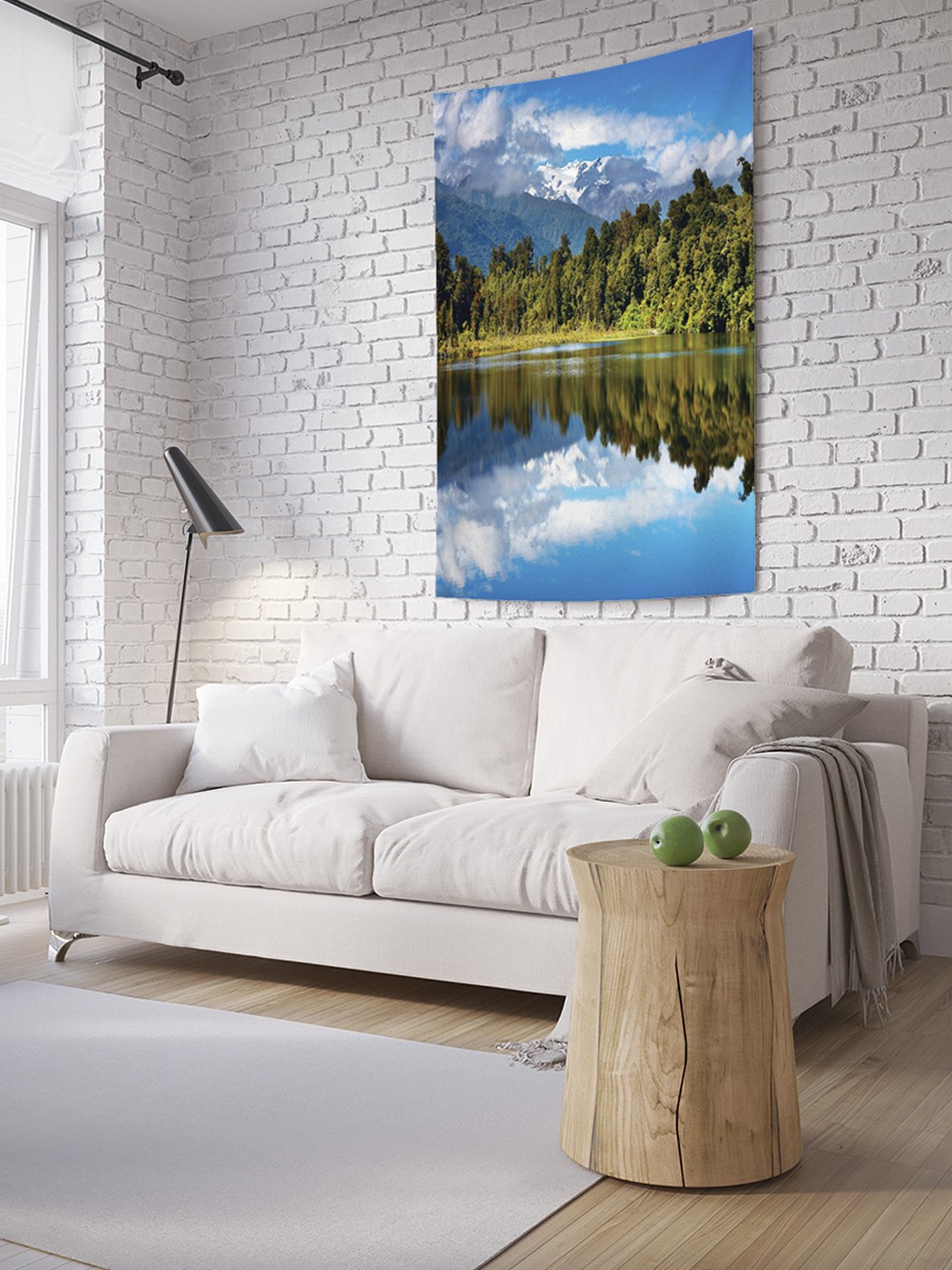 

Вертикальное фотопанно на стену JoyArty Речная иллюзия 150x200 см, Речная иллюзия