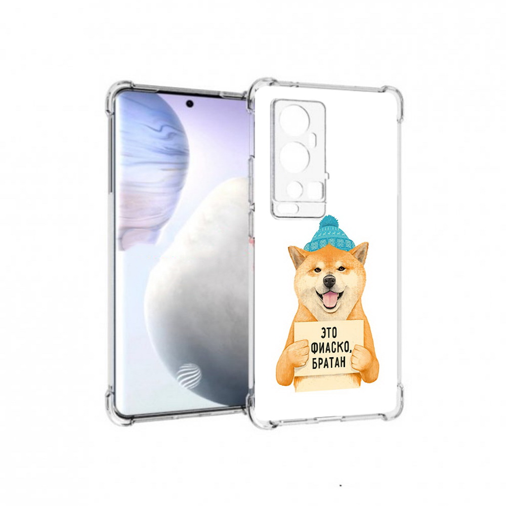 

Чехол MyPads Tocco для Vivo X60 Pro Plus фиаско, Прозрачный, Tocco
