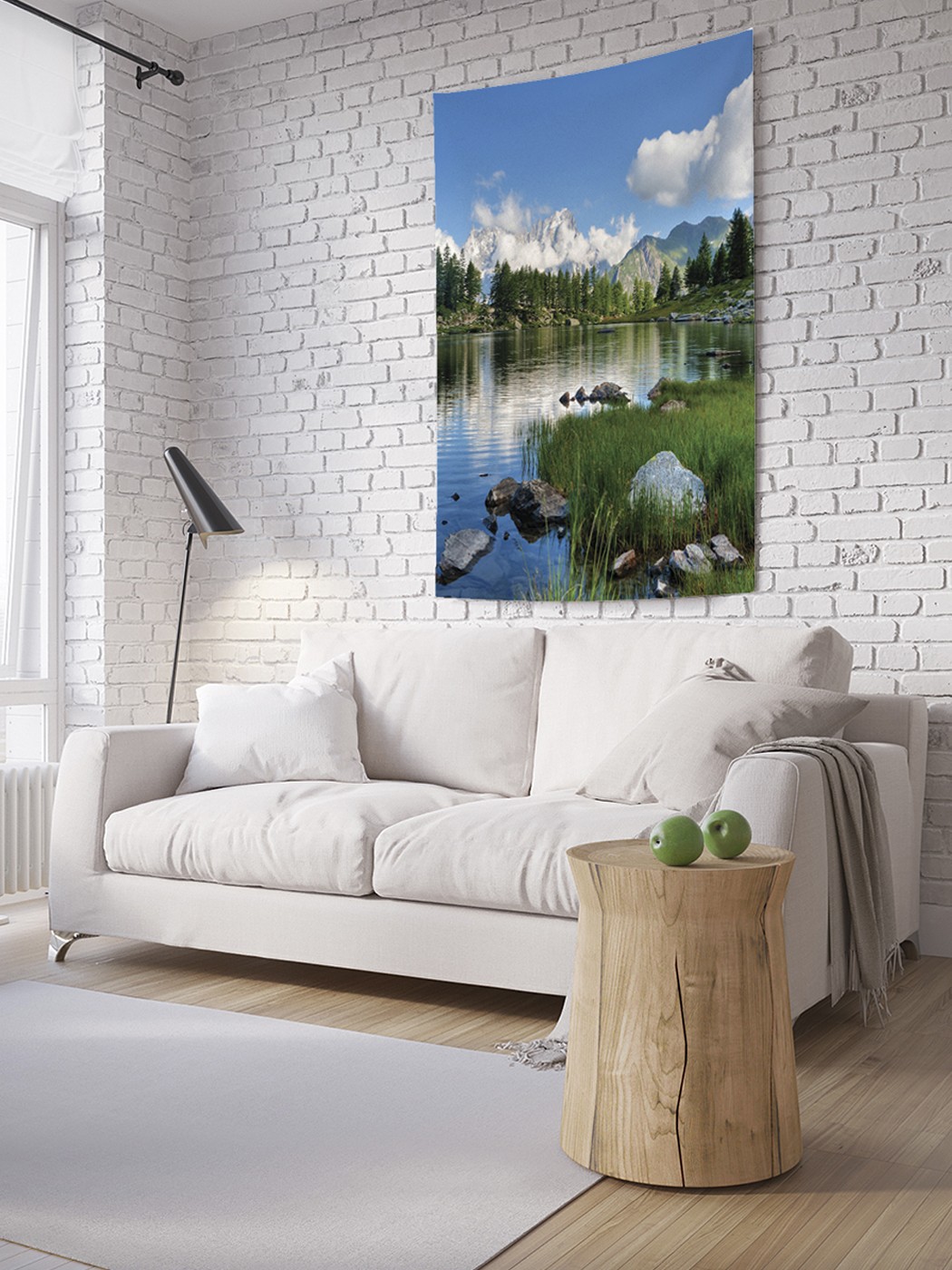 

Вертикальное фотопанно на стену JoyArty Каменные берега 150x200 см, Каменные берега