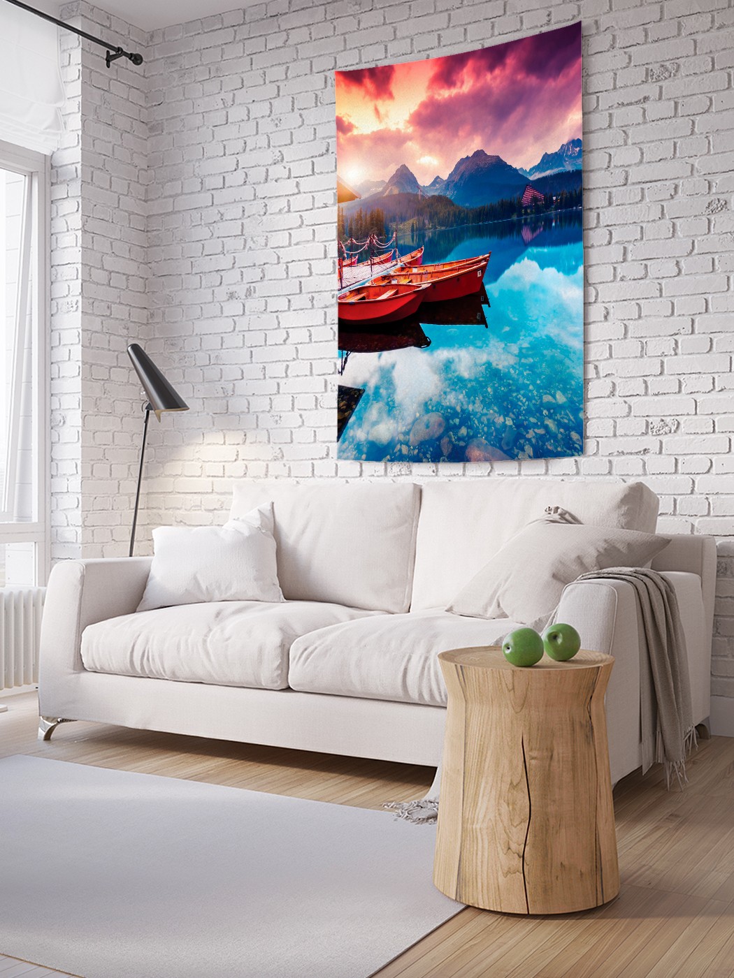 

Вертикальное фотопанно на стену JoyArty Рыбацкая деревня 150x200 см, Рыбацкая деревня