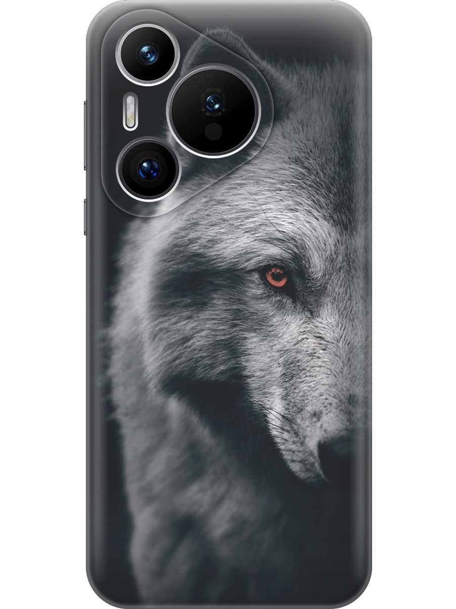 

Силиконовый чехол на Huawei Pura 70 с принтом "Красноглазый волк", Прозрачный;красный;серый;черный, 782624613