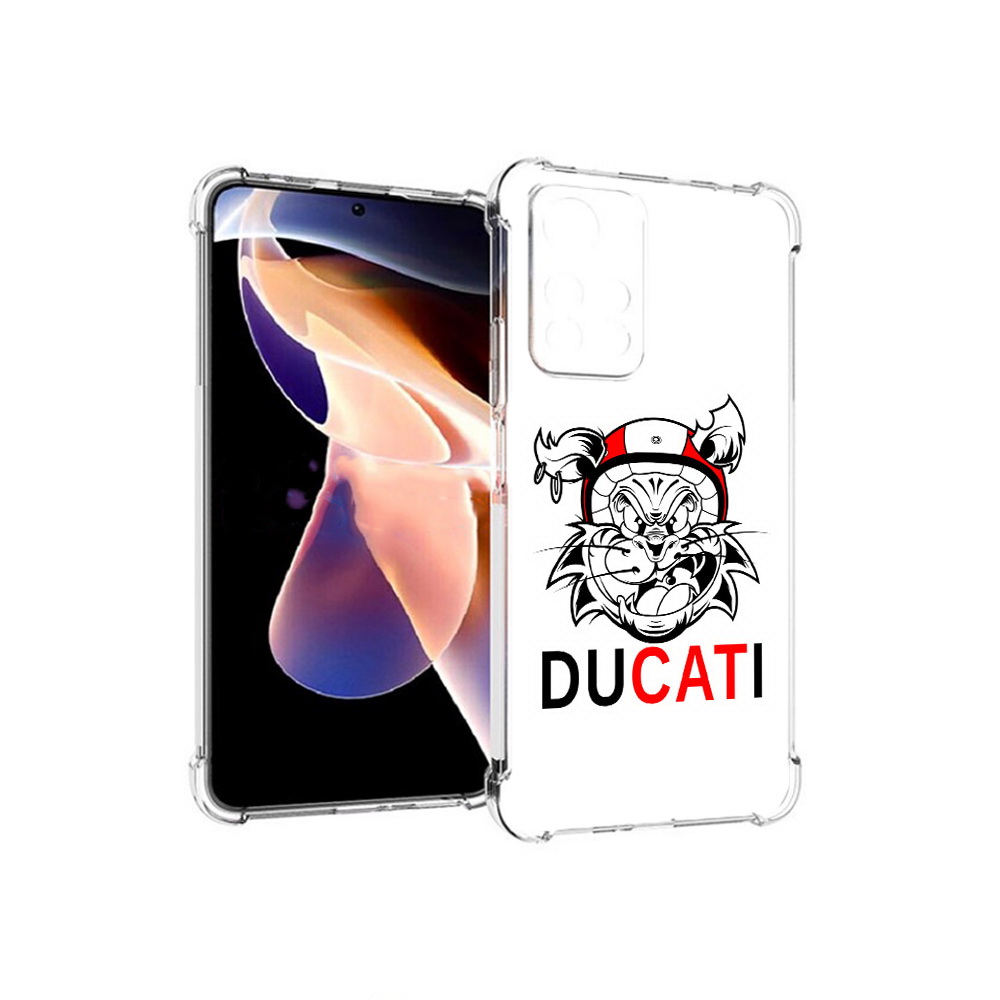 Чехол MyPads Tocco для Xiaomi Redmi Note 11 Pro дукати (PT224811.282.339)