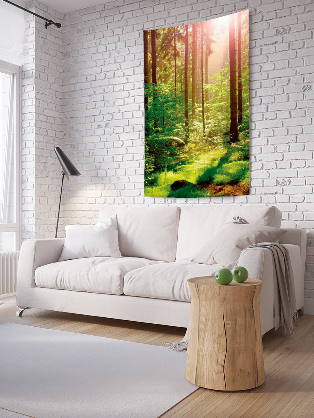 

Вертикальное фотопанно на стену JoyArty Светлый лес 150x200 см, Светлый лес