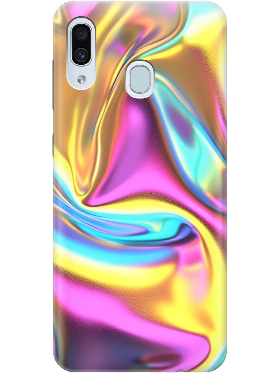

Силиконовый чехол на Samsung Galaxy A40 с принтом "Ультрафиолетовая абстракция", Прозрачный;желтый;фиолетовый, 720804331