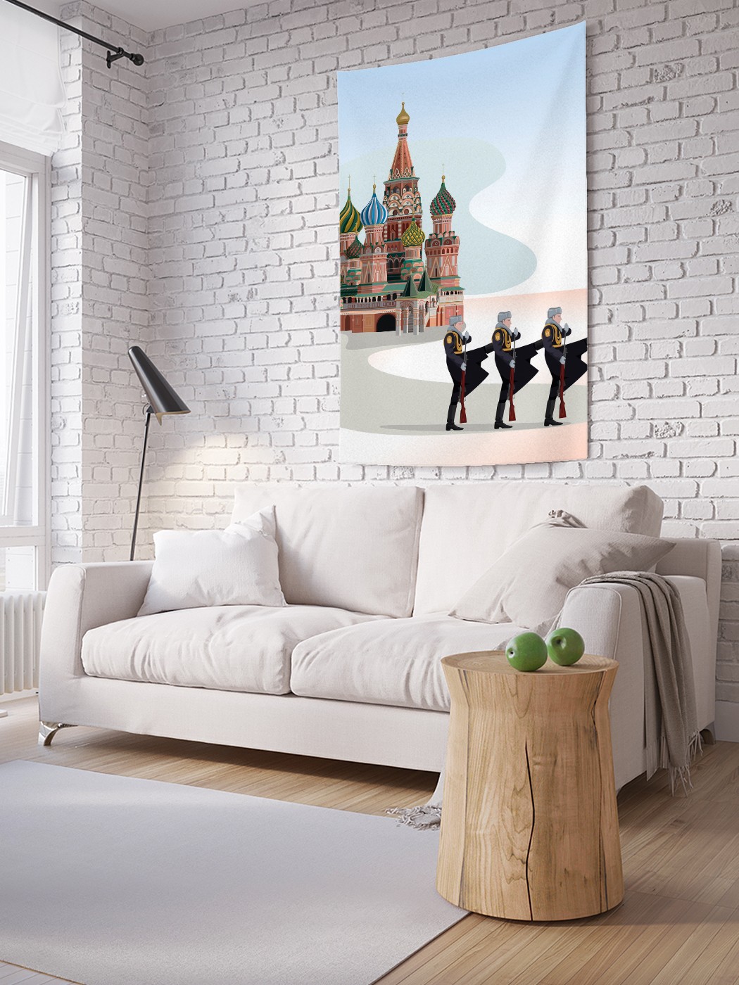 

Вертикальное фотопанно на стену JoyArty Марш у Кремля 150x200 см, Марш у Кремля