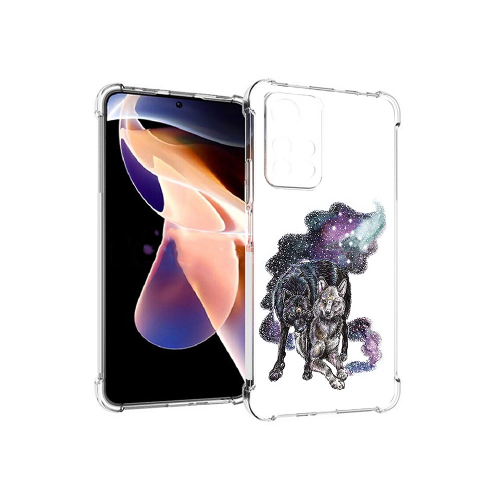

Чехол MyPads Tocco для Xiaomi Redmi Note 11 Pro звездные волки (PT224811.282.352), Прозрачный, Tocco