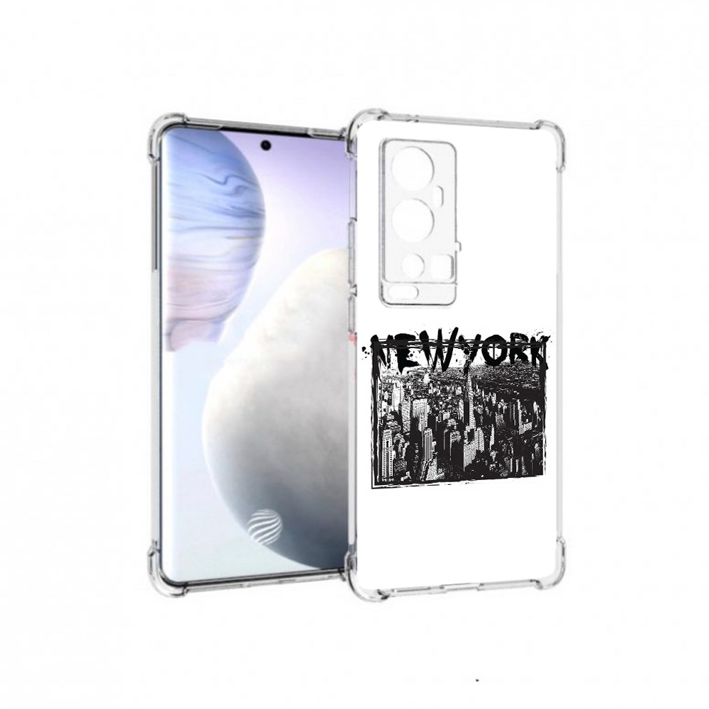 

Чехол MyPads Tocco для Vivo X60 Pro Plus че, Прозрачный, Tocco