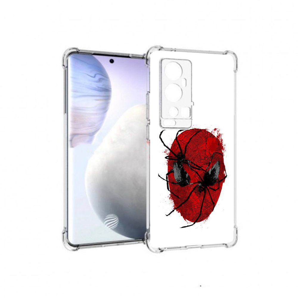 

Чехол MyPads Tocco для Vivo X60 Pro Plus человек паук, Прозрачный, Tocco