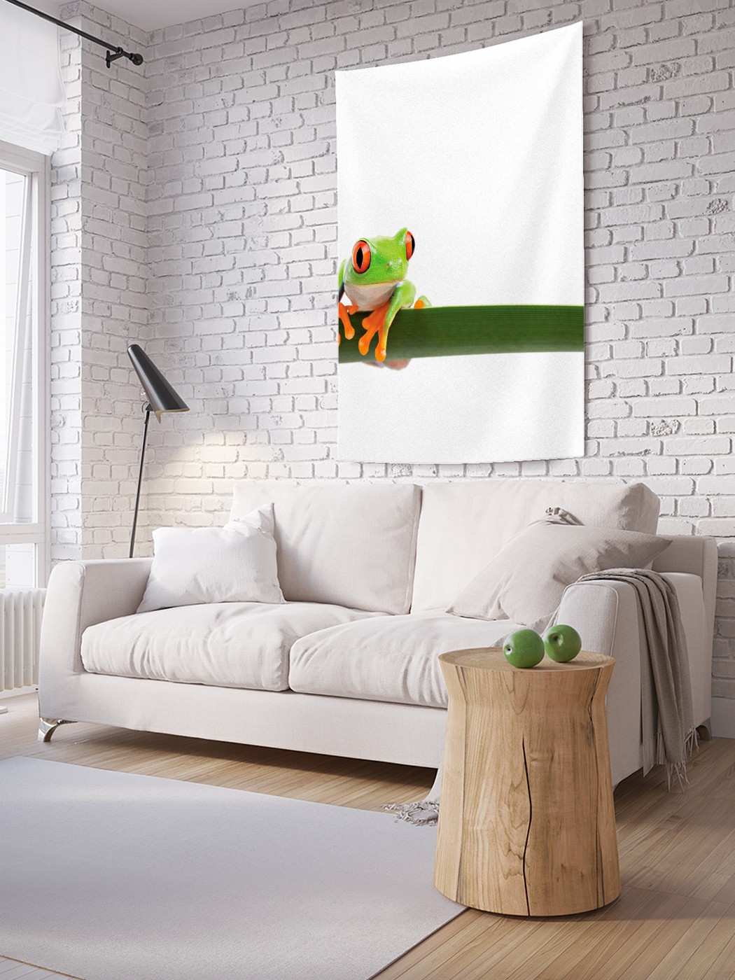 

Вертикальное фотопанно на стену JoyArty Яркая лягушка 150x200 см, Яркая лягушка