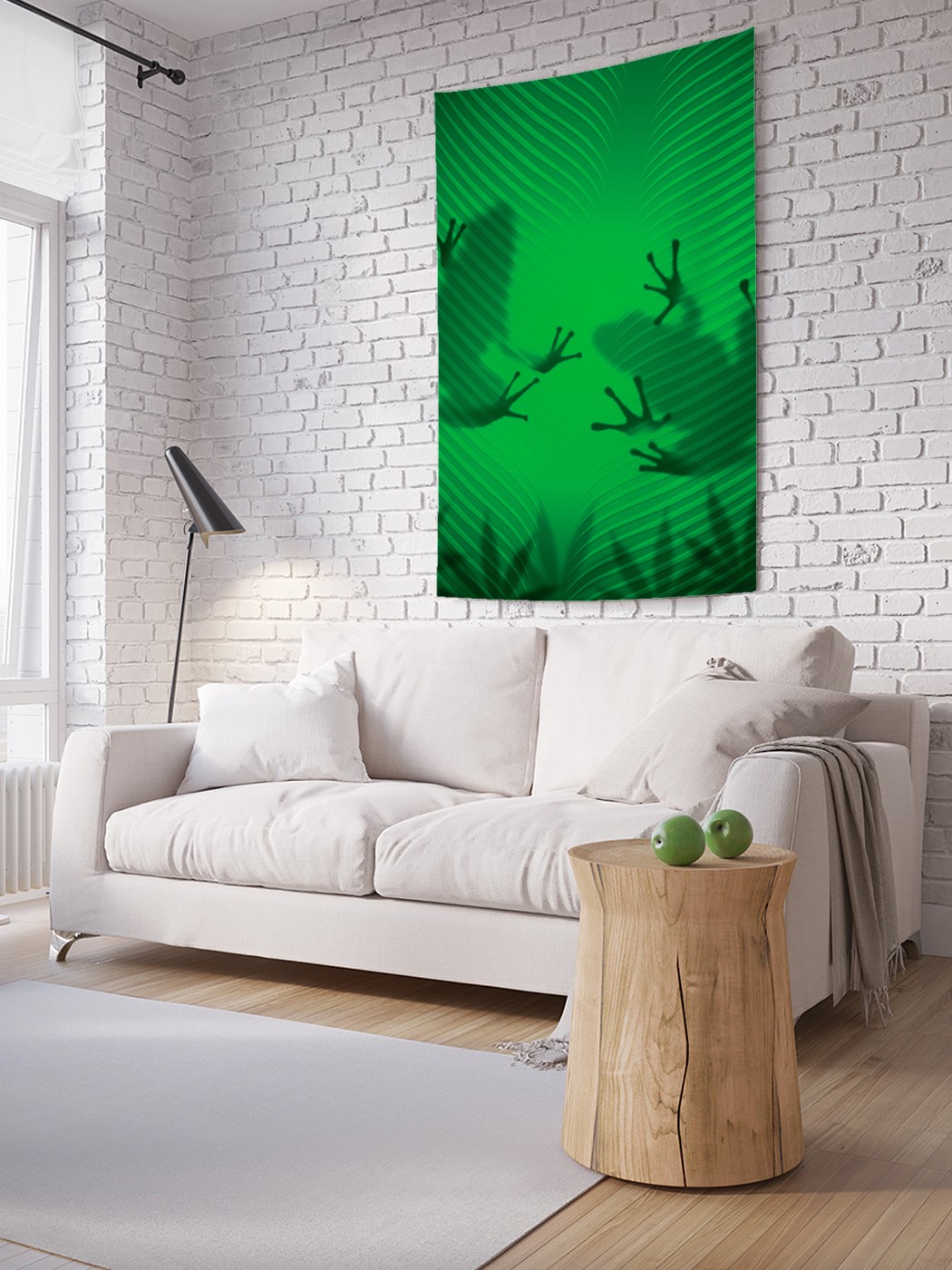 

Вертикальное фотопанно на стену JoyArty Лягушачьи тени 150x200 см, Лягушачьи тени