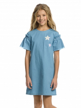 Платье для девочек Pelican GGDT4158 Цв. голубой р. 122