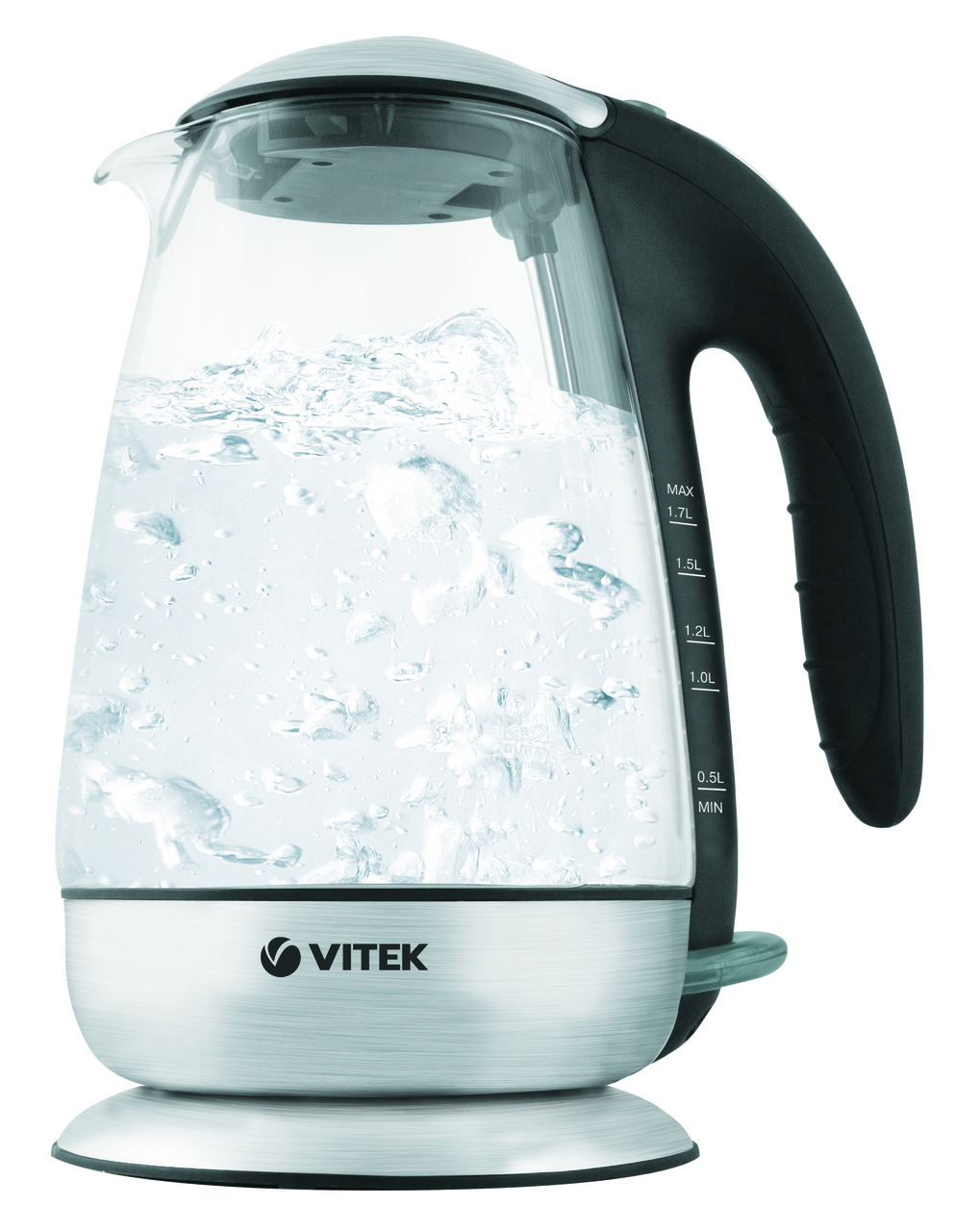 фото Чайник электроческий vitek vt-1160 black/silver