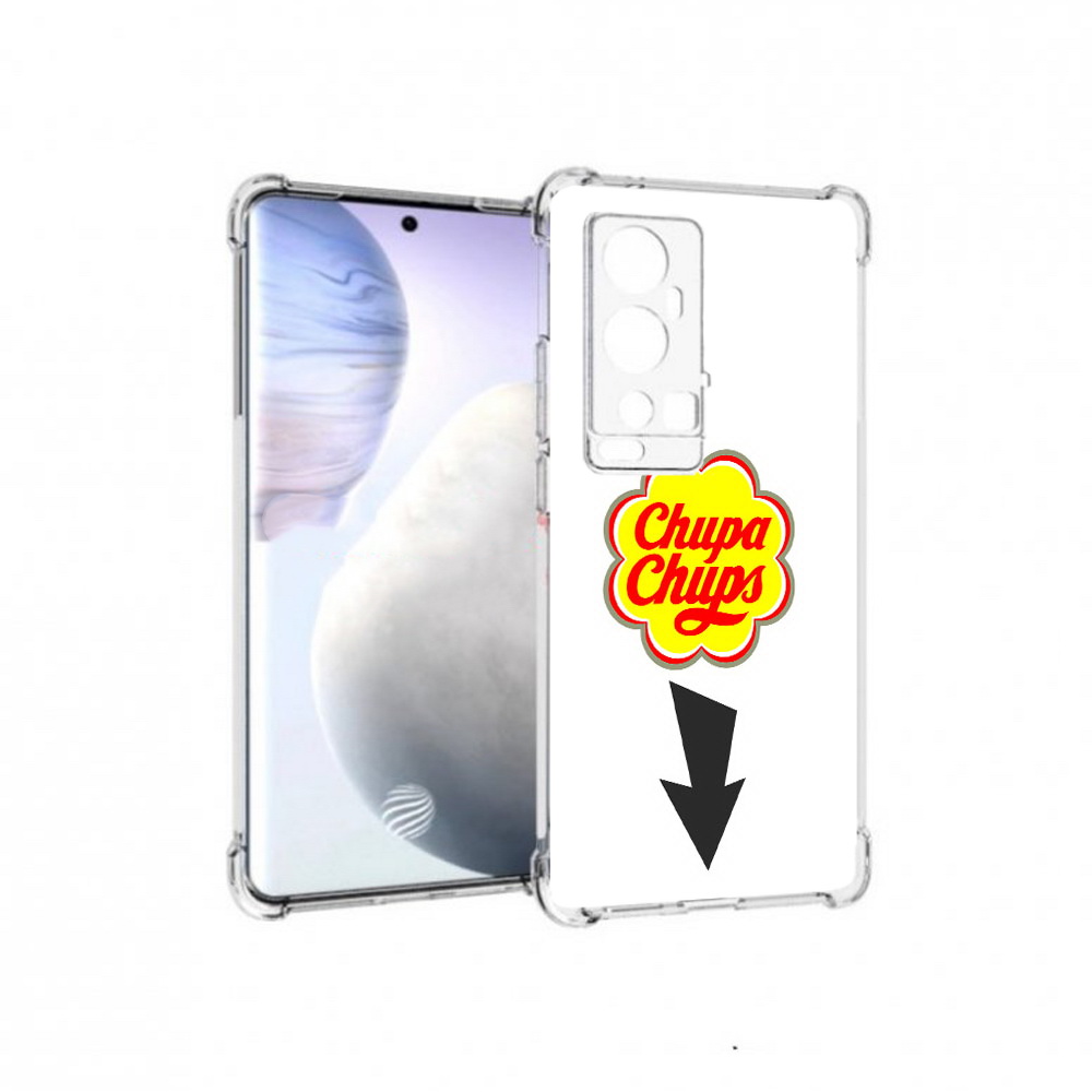 

Чехол MyPads Tocco для Vivo X60 Pro Plus чупа чупс, Прозрачный, Tocco