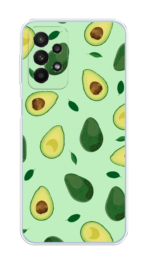 

Чехол на Samsung Galaxy A23 "Blue avocado", Коричневый;зеленый, 2105050-1