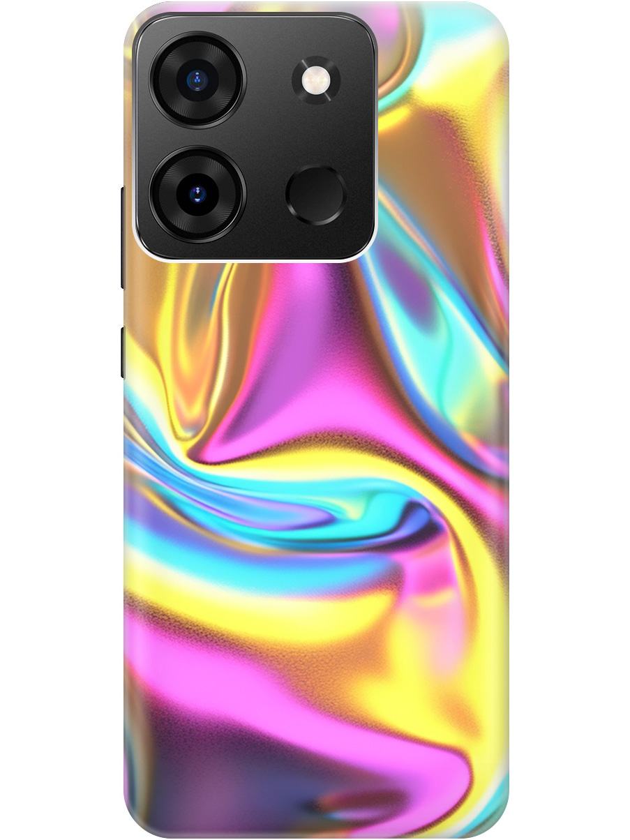 

Силиконовый чехол на Infinix Smart 7 Plus с принтом "Ультрафиолетовая абстракция", Прозрачный;желтый;фиолетовый, 773941931