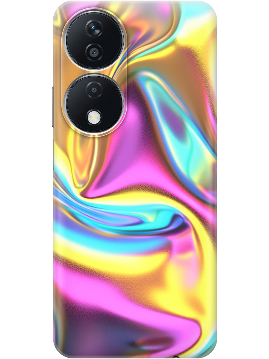 

Силиконовый чехол на Honor X7b с принтом "Ультрафиолетовая абстракция", Прозрачный;желтый;фиолетовый, 781972131
