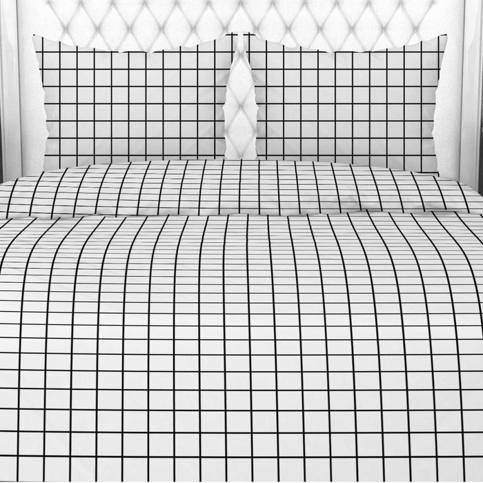 

Постельное бельё 1,5сп Таттерсол, размер 147х215 см, 150х215 см, 70х70 см 2шт, бязь 120г/м