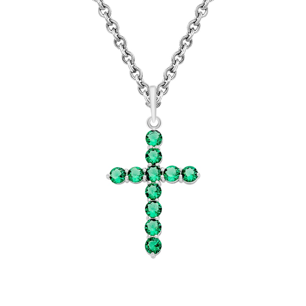 

Подвеска из серебра 585Gold 703006364, фианит, 703006364