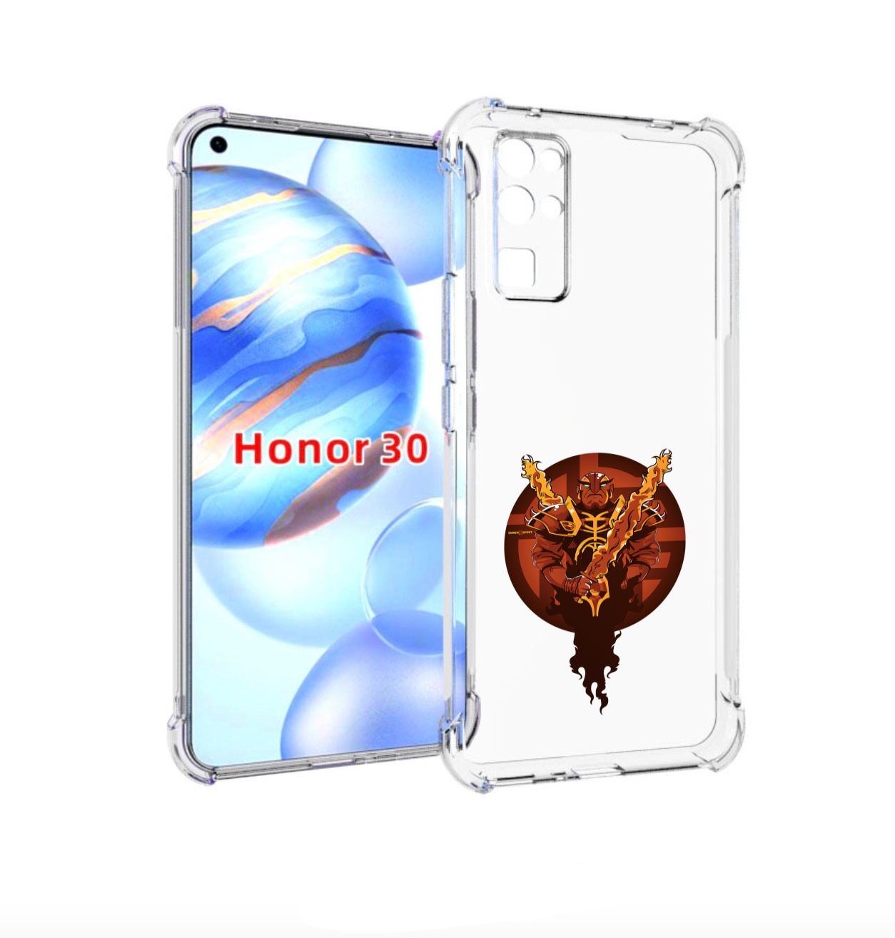 

Чехол бампер MyPads ember spirit для Honor 30 (BMH-AN10) противо, Прозрачный, Tocco