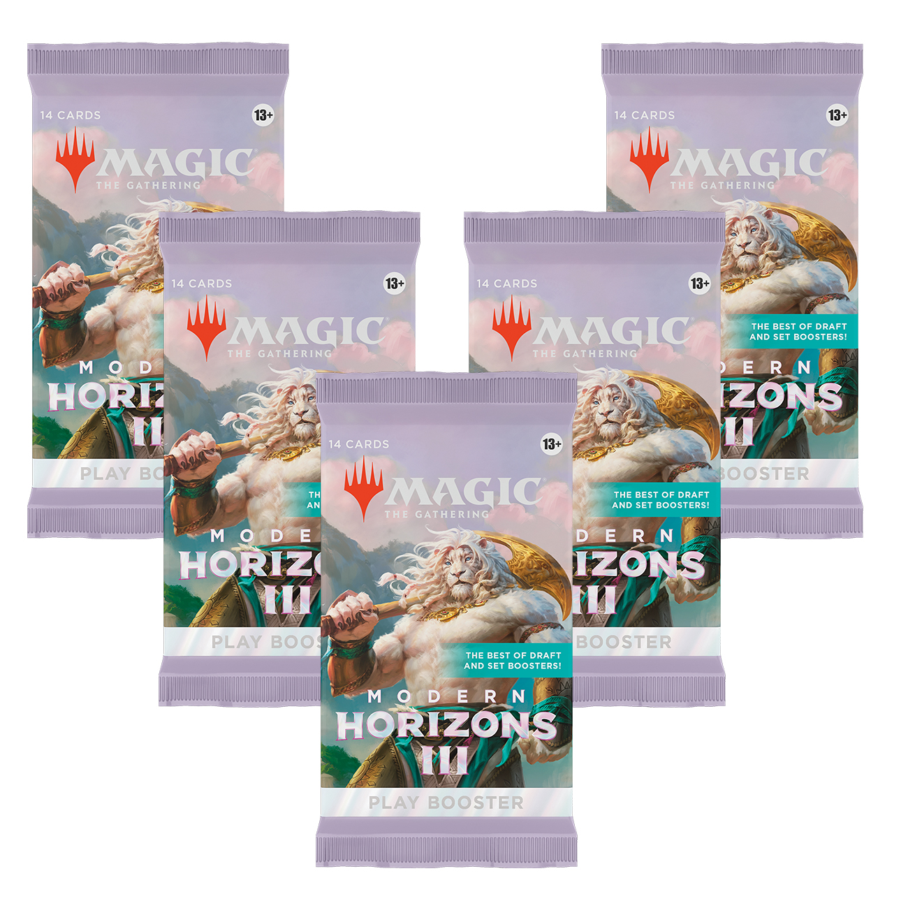 

Настольная игра Magic The Gathering: 5 Play-бустеров MTG Modern Horizons 3 англ, MTG