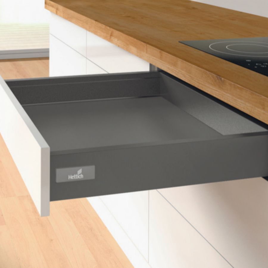 

Комплект фурнитуры ящика HETTICH InnoTech Atira, Серый