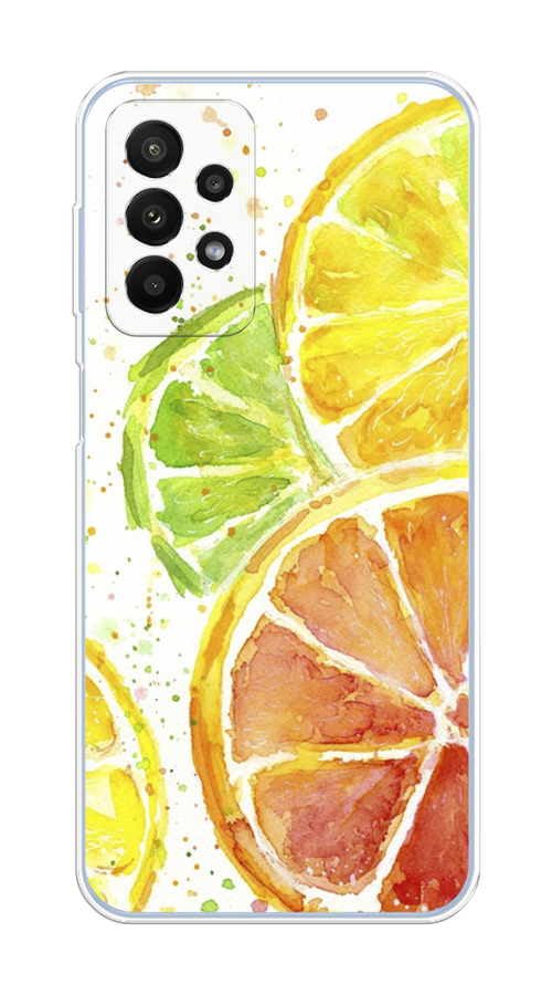 

Чехол на Samsung Galaxy A23 "Цитрусовые", Белый;желтый;красный;зеленый, 2105050-1