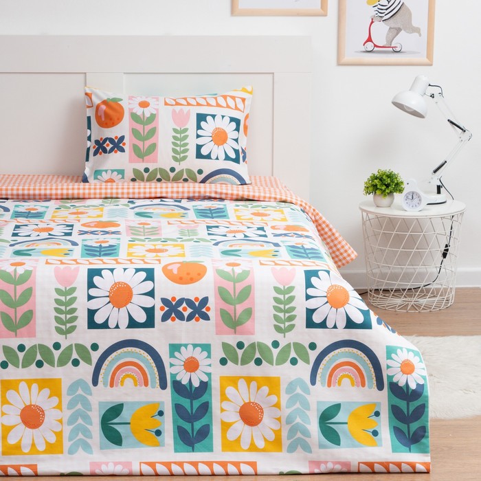 

Постельное белье 1.5 сп "LoveLife" Радуга, 143х215 см,150х214 см,50х70 см-1 шт. сатин