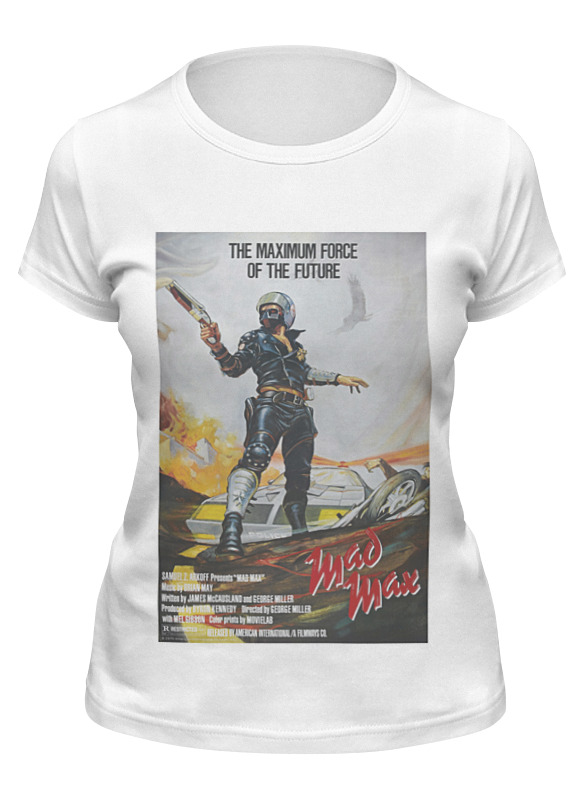 

Футболка женская Printio Mad max i белая M, Белый, Mad max i