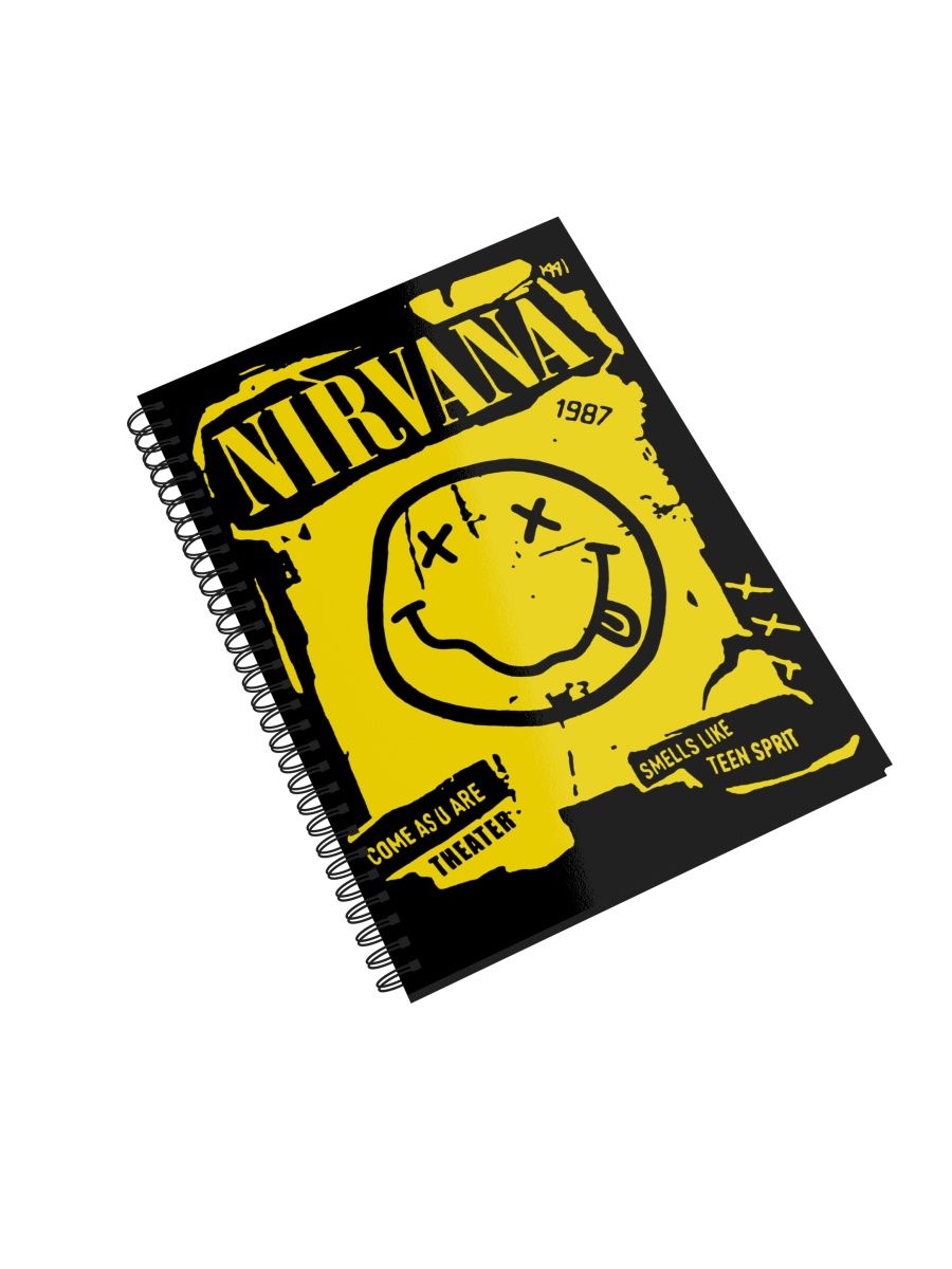 

Блокнот СувенирShop "Nirvana/Нирвана/Кобейн" NP-MGNR3-A4/1 A4 48 листов, NP-MGNR3-A4/1