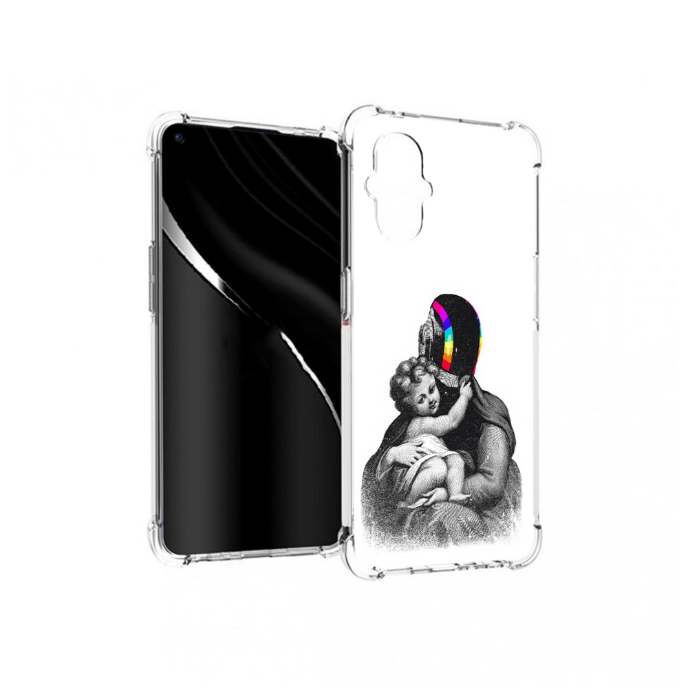 

Чехол MyPads Tocco для OnePlus Nord N20 5G защитник в шлеме (PT227047.135.350), Прозрачный, Tocco