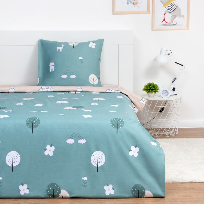 

Постельное бельё 1.5сп LoveLife Nature 143х215 см, 150х214 см, 70х70 см-1 шт, 125г/м2 сати