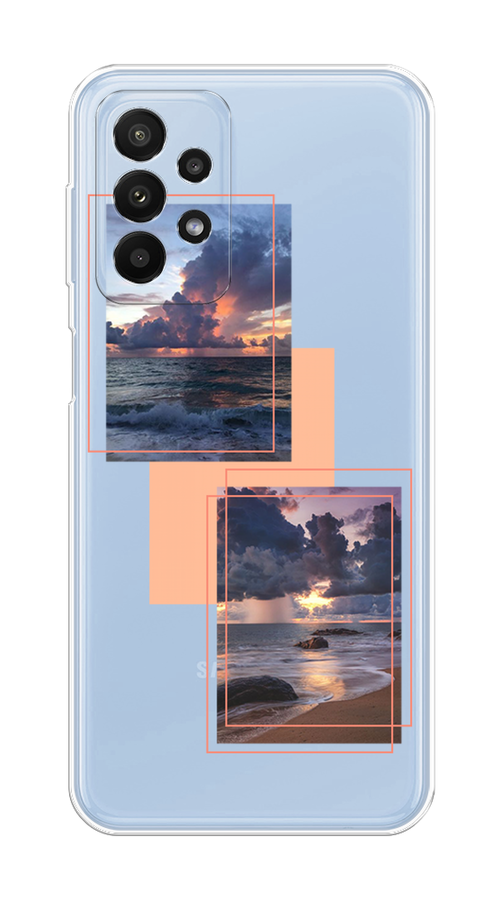 

Чехол на Samsung Galaxy A23 "Sky collage", Розовый;прозрачный;синий, 2105050-1