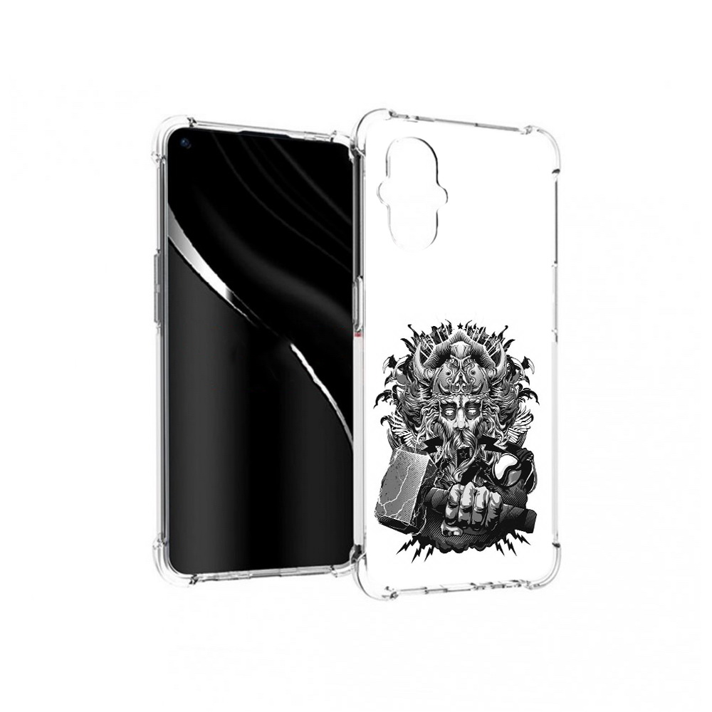 

Чехол MyPads Tocco для OnePlus Nord N20 5G злой тор (PT227047.135.363), Прозрачный, Tocco