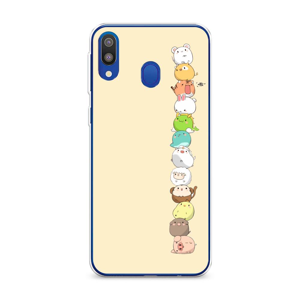 

Чехол Awog на Samsung Galaxy M20 "Питомцы Чиби", Разноцветный, 27450-2