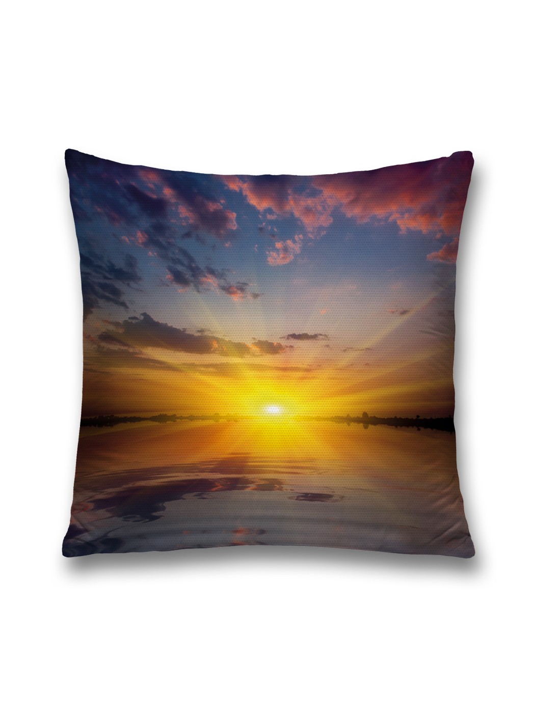 

Наволочка декоративная JoyArty "Ослепительный закат" на молнии, 45x45 см