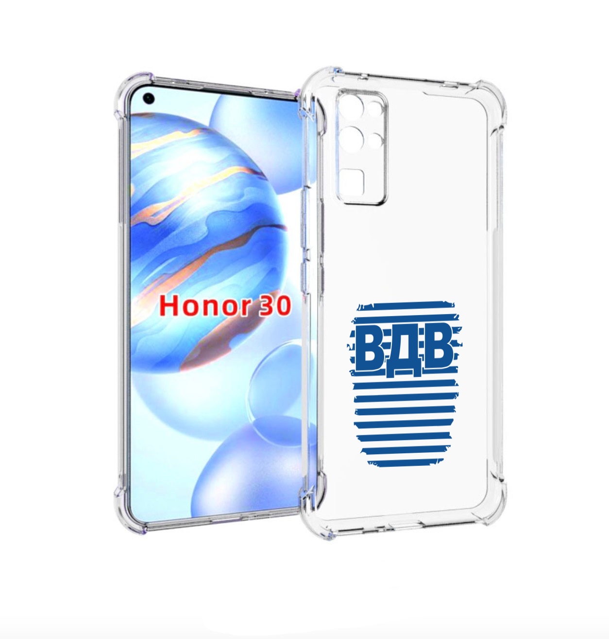 

Чехол бампер MyPads вдв2 для Honor 30 (BMH-AN10) противоударный, Прозрачный, Tocco