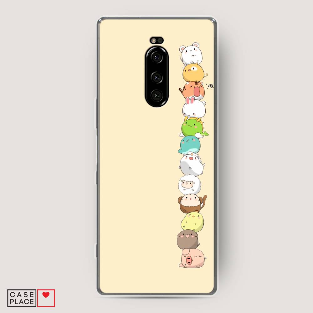 

Чехол Awog на Sony Xperia 1/XZ4 "Питомцы Чиби", Разноцветный, 54250-2