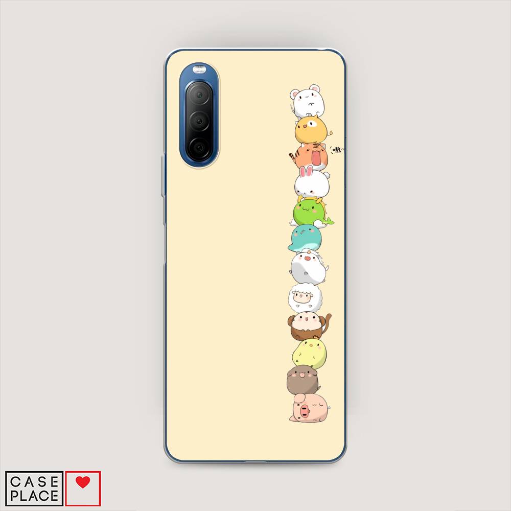 

Чехол Awog на Sony Xperia 10 II "Питомцы Чиби", Разноцветный, 54650-2