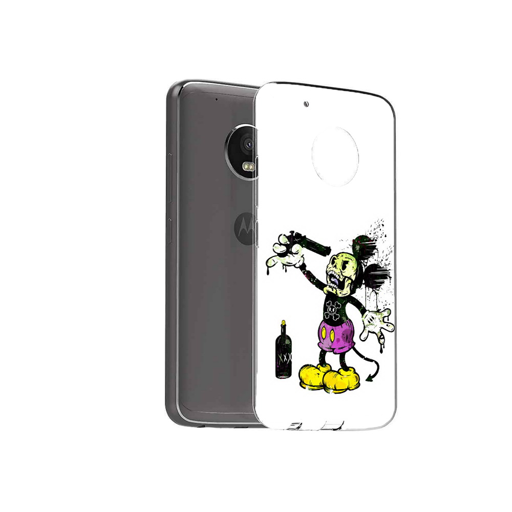 

Чехол MyPads Tocco для Motorola Moto G5 Plus Драг Микки (PT67401.338.73), Прозрачный, Tocco