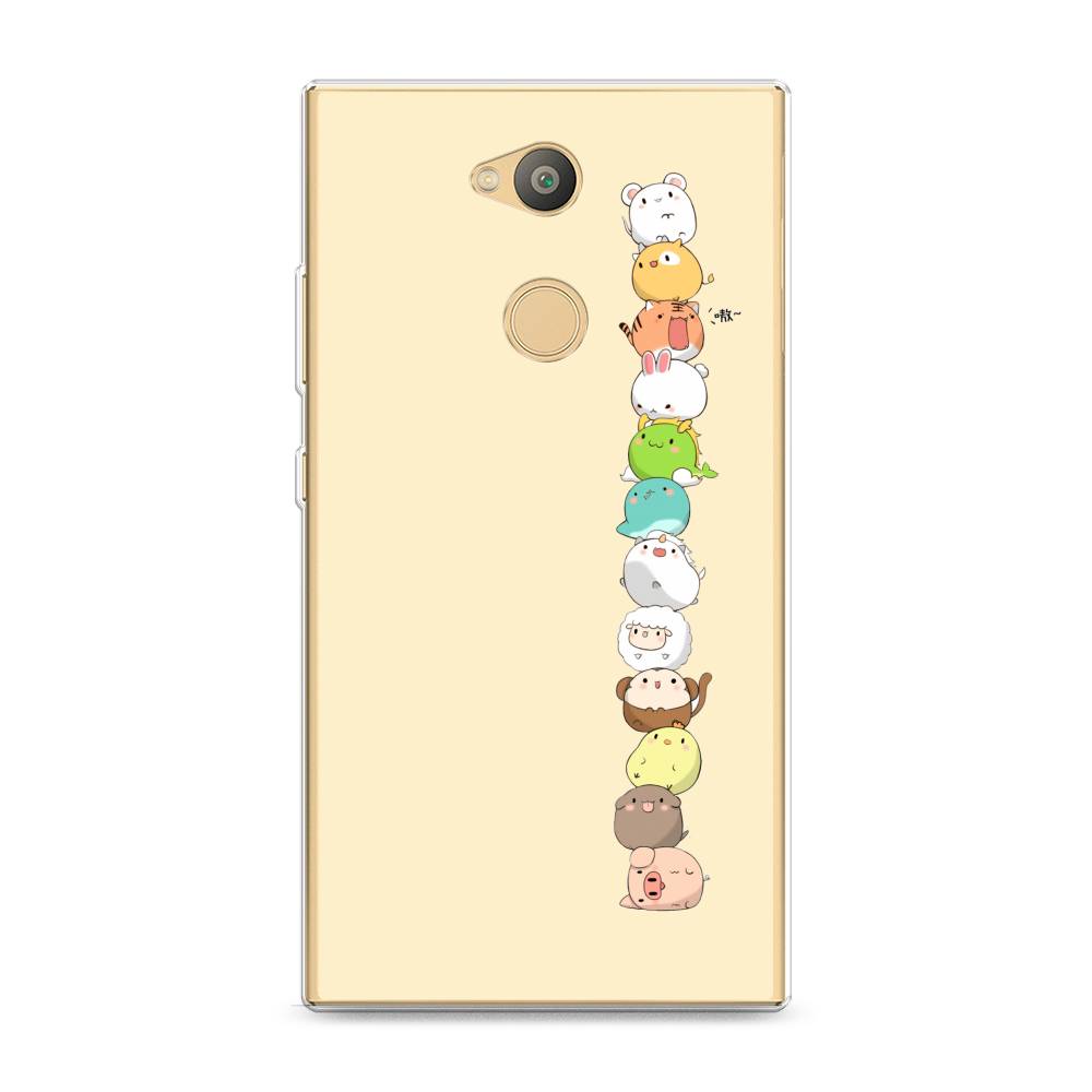 

Чехол Awog на Sony Xperia L2 "Питомцы Чиби", Разноцветный, 53450-2