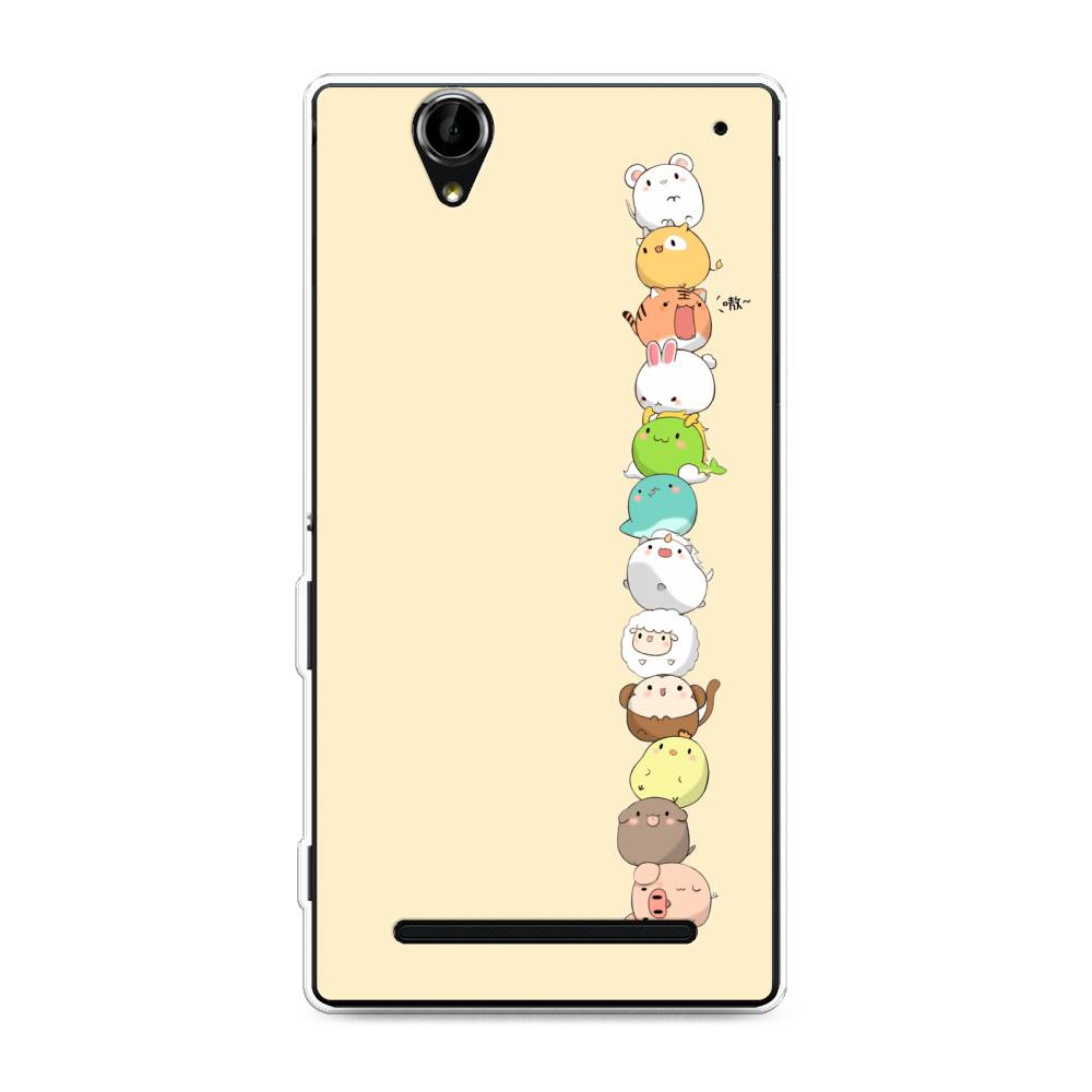 

Чехол Awog на Sony Xperia T2 Ultra "Питомцы Чиби", Разноцветный, 50950-2