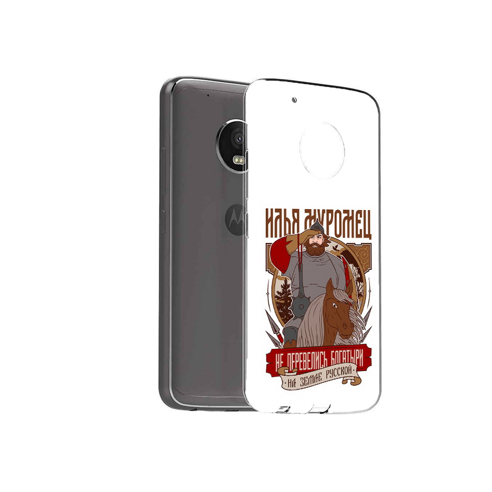 

Чехол MyPads Tocco для Motorola Moto G5 Plus Илья Муромец (PT67401.338.92), Прозрачный, Tocco