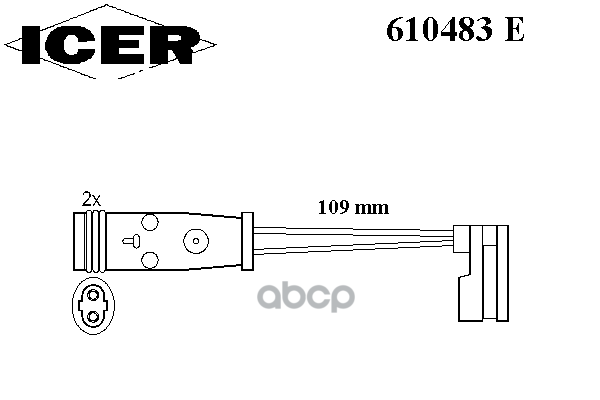 

Датчик Колодки Тормозной Icer 610483e Mb Sprinter/Vw Crafter Пер Icer арт. 610483E