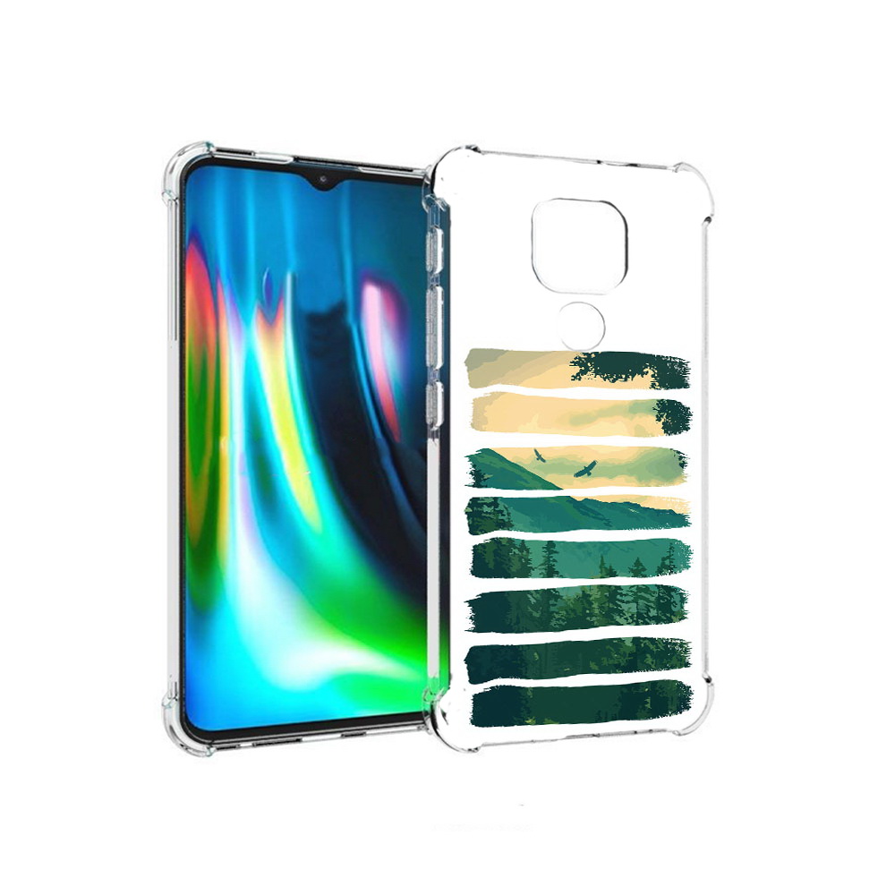 

Чехол MyPads Tocco для Motorola Moto E7 Plus Лесная чаща (PT155921.339.107), Прозрачный, Tocco