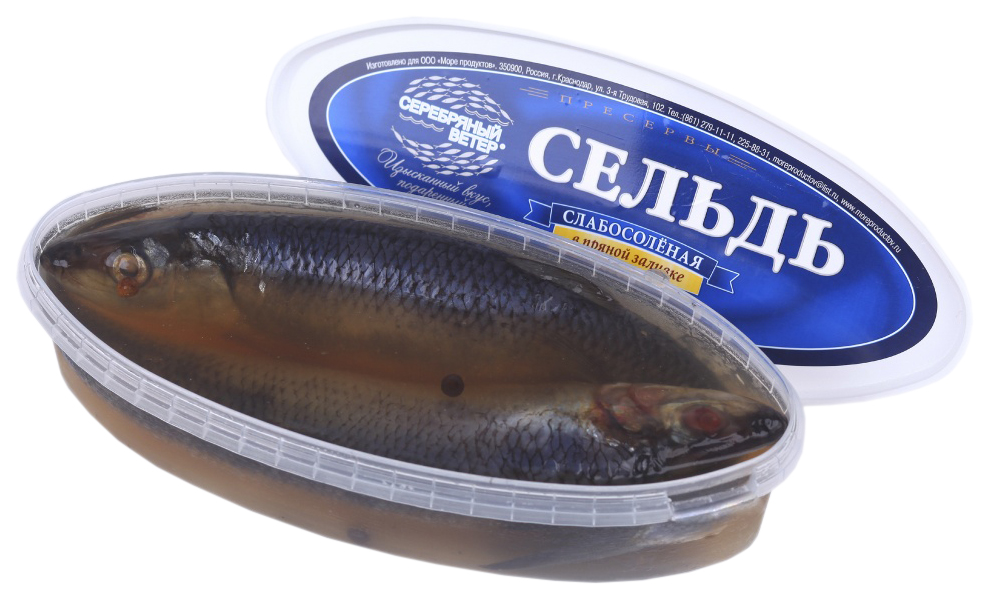 фото Сельдь море продуктов слабосоленая в пряной заливке 1 кг