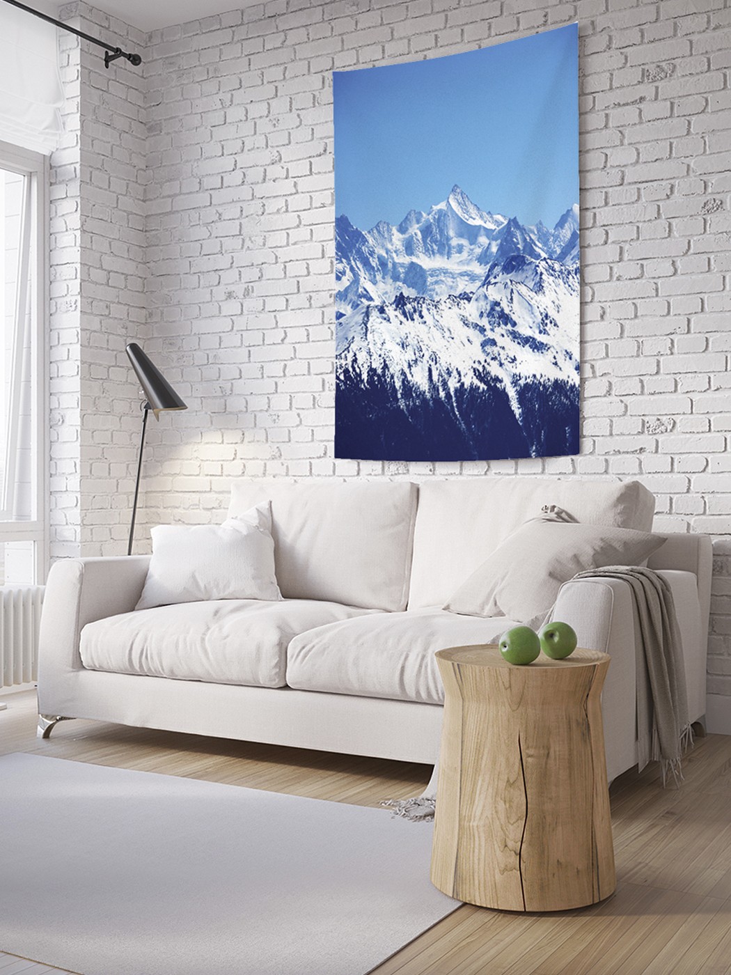 

Вертикальное фотопанно на стену JoyArty Зимние скалы 150x200 см, Зимние скалы
